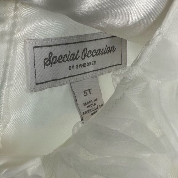 Special Occasions By Gymboree white floral dress 5T - Picture 6 of 6